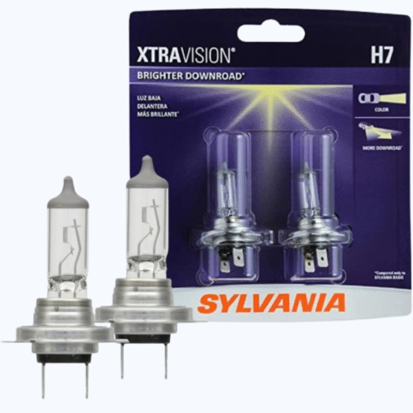 Sylvania H7 XtraVision High‑Performance Halogen Headlight & Fog Bulbs – Twin Pack