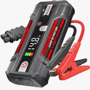 LOKITHOR J400 Portable Jump Starter – 2000A 12V Lithium Battery Booster with Smart Display & ConnectMax Tech
